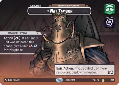 Wat Tambor - Techno Union Foreman (Showcase) card