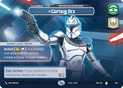 Captain Rex - Fighting For His Brothers (Showcase) card