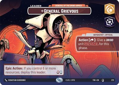 General Grievous - General of the Droid Armies (Showcase) card
