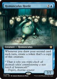 Homunculus Horde (Extended Art) - Foundations - Magic: The Gathering card