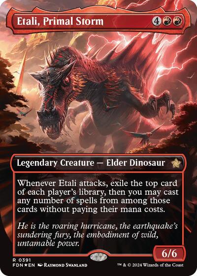 Etali, Primal Storm (Borderless) (Mana Foil)
