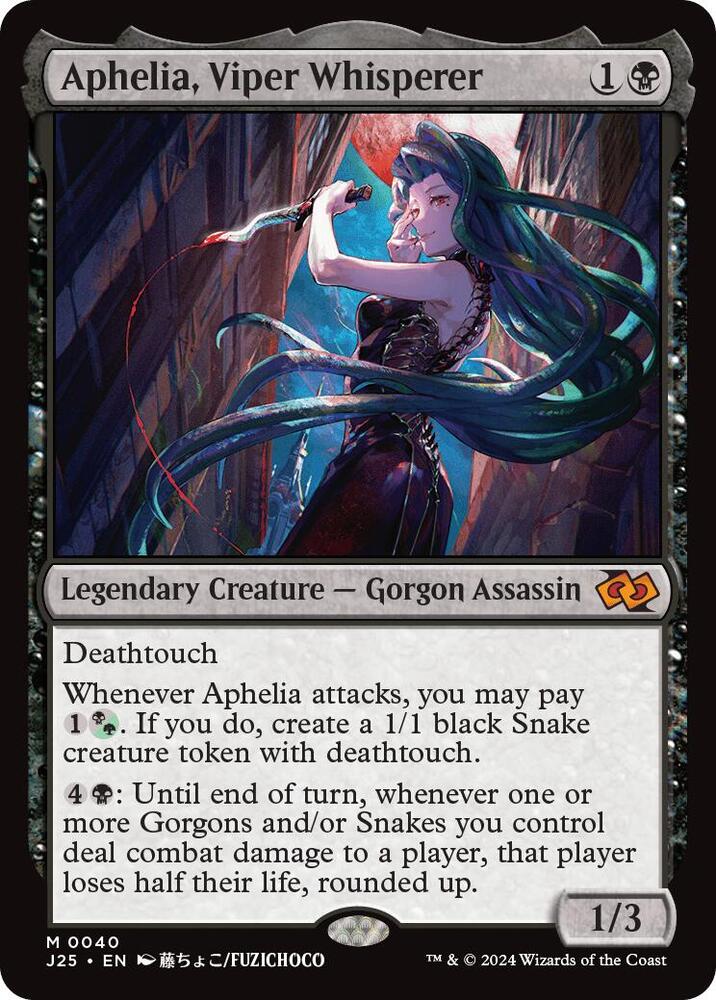 Aphelia, Viper Whisperer (Anime) - Foundations Jumpstart - Magic