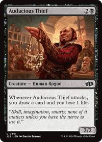 Audacious Thief - Foundations Jumpstart - Magic: The Gathering card