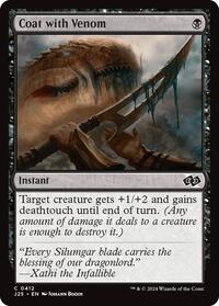 Coat with Venom - Foundations Jumpstart - Magic: The Gathering card