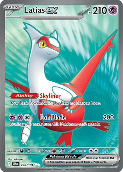 Latias ex - 220/191 - SV08: Surging Sparks - Pokemon - TCGplayer.com