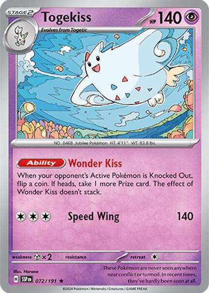Togekiss - SV08: Surging Sparks - Pokemon - TCGplayer.com