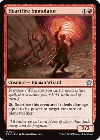 Heartfire Immolator - Foundations - Magic: The Gathering card
