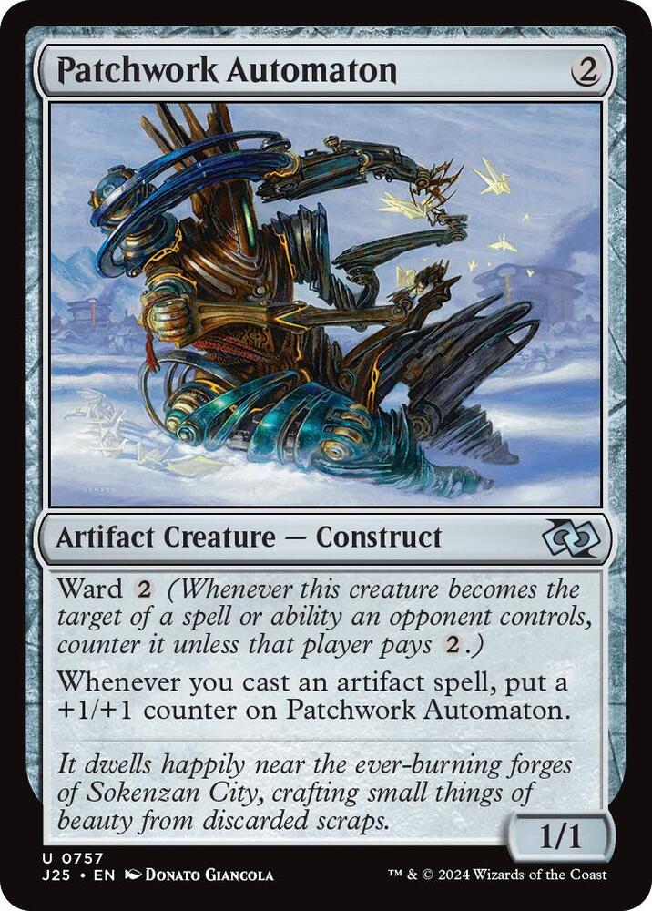 Patchwork Automaton 757 card