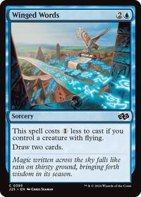 Winged Words - Foundations Jumpstart - Magic: The Gathering card