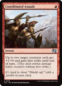Coordinated Assault - Foundations Jumpstart - Magic: The Gathering card