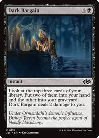 Dark Bargain - Foundations Jumpstart - Magic: The Gathering card