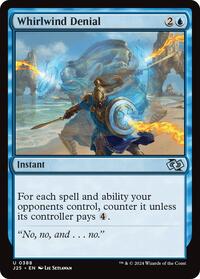 Whirlwind Denial - Foundations Jumpstart - Magic: The Gathering card