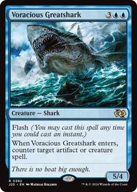 Voracious Greatshark - Foundations Jumpstart - Magic: The Gathering card