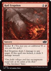 Roil Eruption - Foundations Jumpstart - Magic: The Gathering card