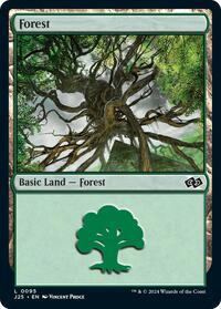 Forest (0095) - Foundations Jumpstart - Magic: The Gathering card