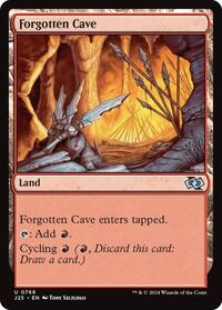 Forgotten Cave - Foundations Jumpstart - Magic: The Gathering card