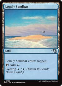 Lonely Sandbar - Foundations Jumpstart - Magic: The Gathering card