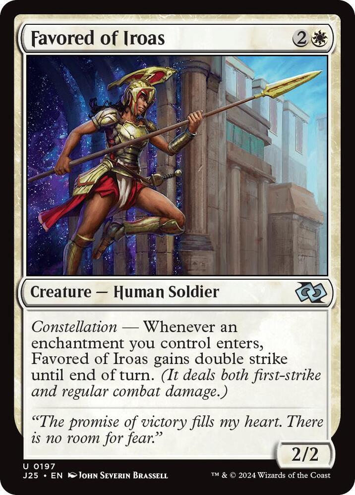 Favored of Iroas 197 card