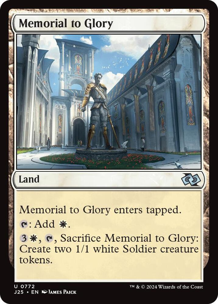 Memorial to Glory 772 card