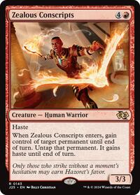 Zealous Conscripts - Foundations Jumpstart - Magic: The Gathering card
