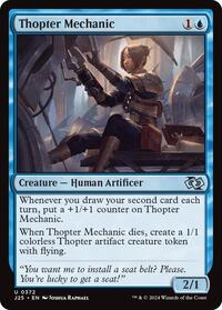 Thopter Mechanic - Foundations Jumpstart - Magic: The Gathering card
