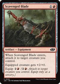 Scavenged Blade - Foundations Jumpstart - Magic: The Gathering card