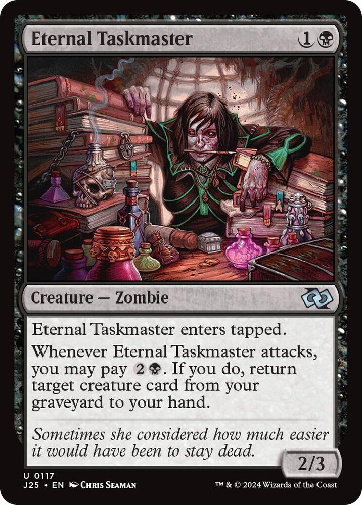 Eternal Taskmaster 117 card