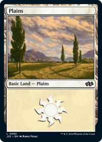 Plains (0083) - Foundations Jumpstart - Magic: The Gathering card