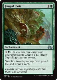 Fungal Plots - Foundations Jumpstart - Magic: The Gathering card