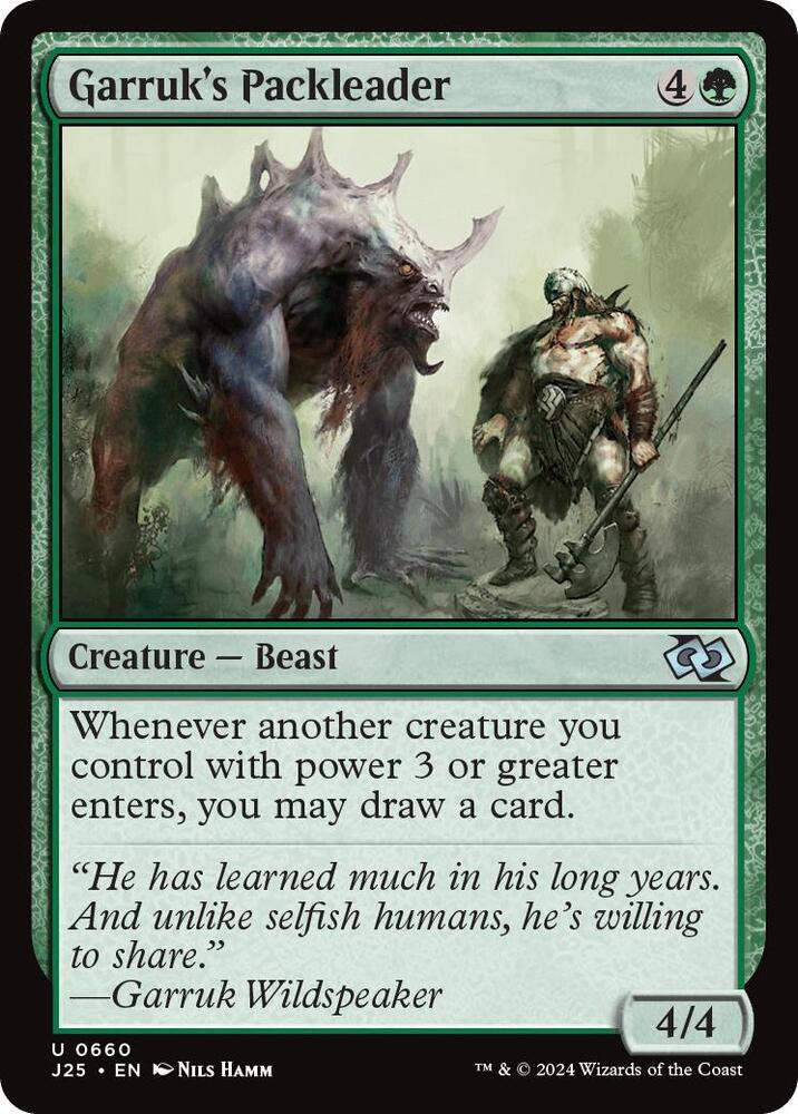 Garruk's Packleader 660 card