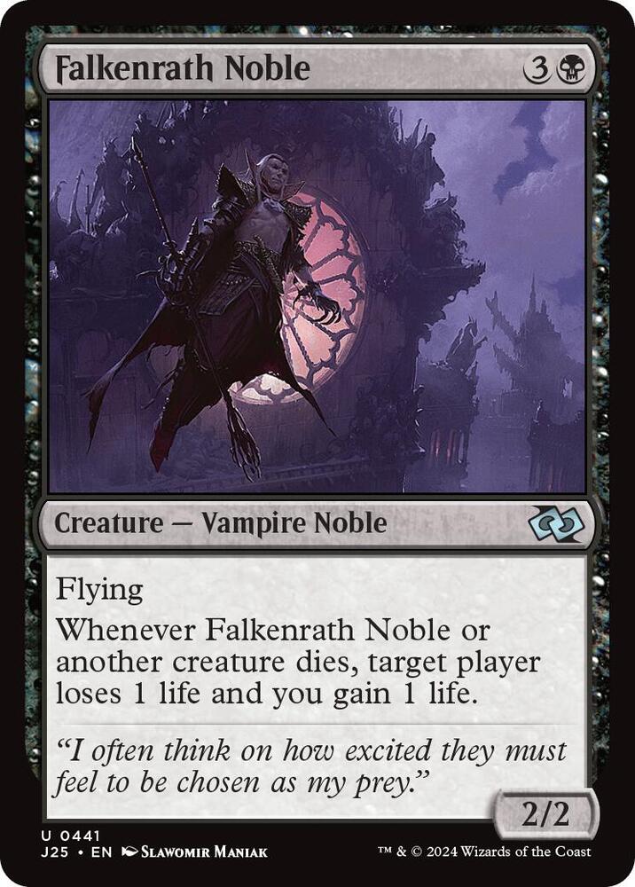 Falkenrath Noble 441 card