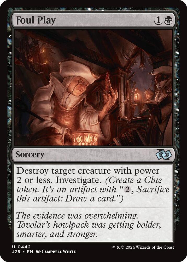 Foul Play 442 card