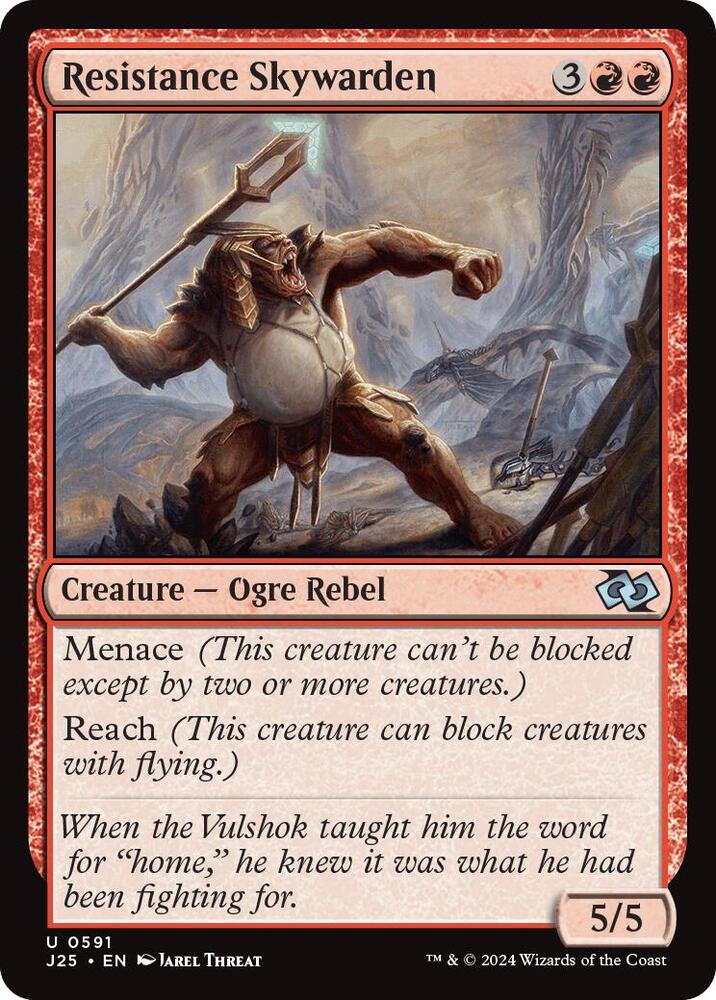 Resistance Skywarden 591 card