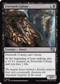 Fretwork Colony - Foundations Jumpstart - Magic: The Gathering card
