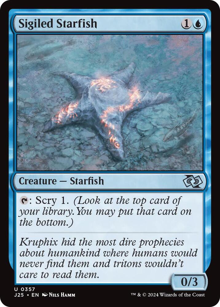 Sigiled Starfish 357 card