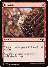 Infuriate - Foundations Jumpstart - Magic: The Gathering card