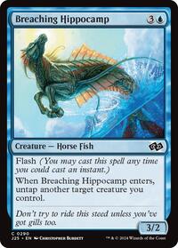 Breaching Hippocamp - Foundations Jumpstart - Magic: The Gathering card