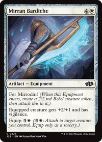 Mirran Bardiche - Foundations Jumpstart - Magic: The Gathering card