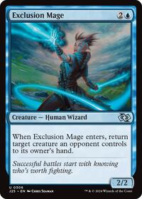 Exclusion Mage - Foundations Jumpstart - Magic: The Gathering card
