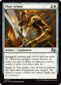 Plate Armor - Foundations Jumpstart - Magic: The Gathering card