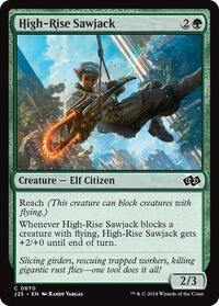 High-Rise Sawjack - Foundations Jumpstart - Magic: The Gathering card
