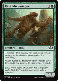 Kazandu Stomper - Foundations Jumpstart - Magic: The Gathering card