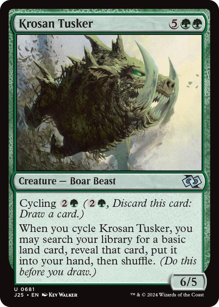 Krosan Tusker 681 card
