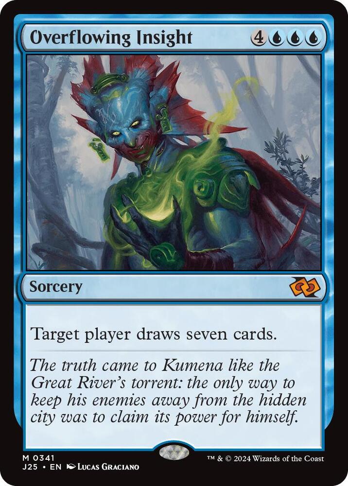 Overflowing Insight 341 card