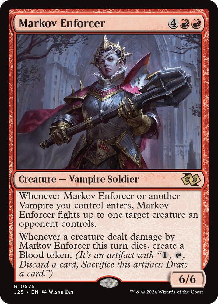Markov Enforcer 575 card