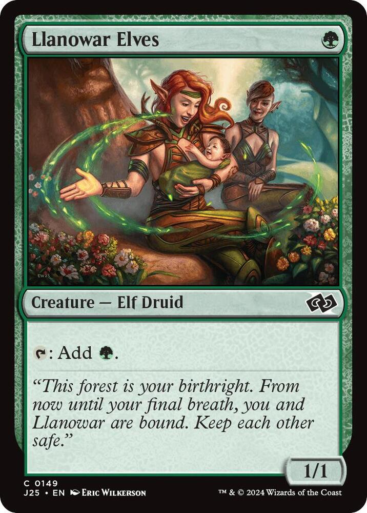 Llanowar Elves - Foundations Jumpstart - Magic: The Gathering