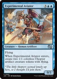 Experimental Aviator - Foundations Jumpstart - Magic: The Gathering card