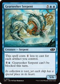 Gearseeker Serpent - Foundations Jumpstart - Magic: The Gathering card
