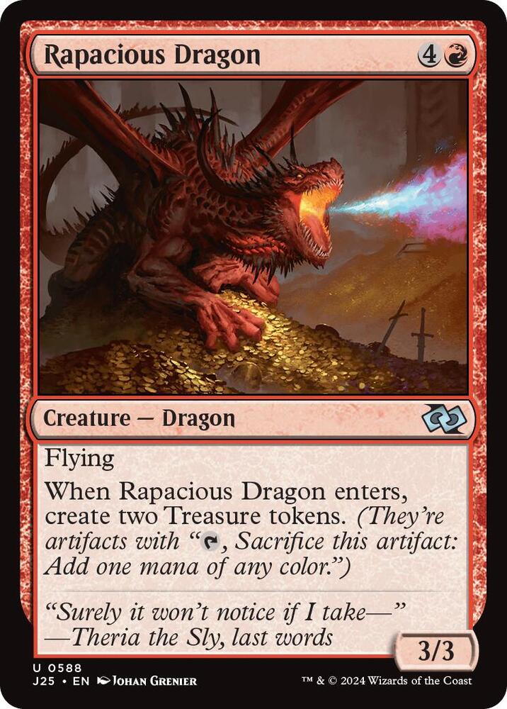Rapacious Dragon 588 card