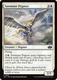 Sunmane Pegasus - Foundations Jumpstart - Magic: The Gathering card